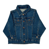 Age 4 Wrangler Denim Jacket - Small Blue Cotton