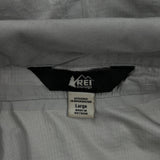 Rei Waterproof Jacket - Large Green Polyester