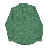 Ralph Lauren Striped Shirt - Large Green Cotton