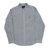 Polo By Ralph Lauren Striped Shirt - XL Blue Cotton