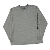 Carhartt Spellout Long Sleeve T-Shirt - XL Grey Cotton