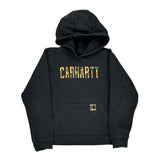 Age 10-12 Carhartt Hoodie - Medium Black Cotton