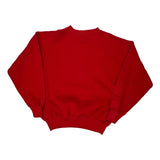 Mickey & Minnie Disney Sweatshirt - Large Red Cotton