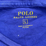 Polo By Ralph Lauren T-Shirt - Large Blue Cotton