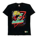 Single Stitch Gatorade Fruit Of The Loom Graphic T-Shirt - Large Black Cotton