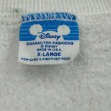Made In USA Disney Graphic Sweatshirt - XL White Cotton