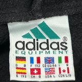 Adidas Equipment Hoodie - Large Black Cotton