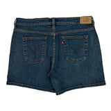 Levis Denim Shorts - 34W UK 14 Blue Cotton Blend