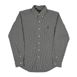Ralph Lauren Checked Shirt - Medium Black & White Cotton