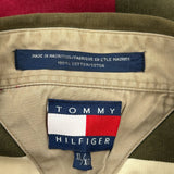 Tommy Hilfiger Striped Shirt - XL Cream Cotton