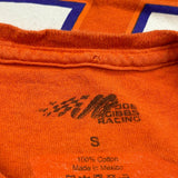 Nascar Graphic T-Shirt - Small Orange Cotton