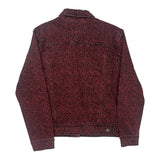 Guess Denim Jacket - Small Burgundy Cotton