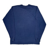 Oxford University Unbranded Single Stitch Long Sleeve T-Shirt - XL Blue Cotton
