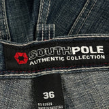 Southpole Hip Hop Jeans - 38W 28L Blue Denim