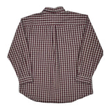 Tommy Hilfiger Checked Shirt - 2XL Burgundy Cotton