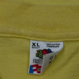 Midwest Concours D'Elegance 1997 Fruit Of The Loom Graphic T-Shirt - XL Yellow Cotton