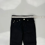 Age 12 True Religion Skinny Jeans - 26W 26L Black Cotton Blend