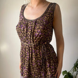 Liu Jo Floral Cami Top - Medium Brown Viscose