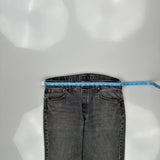 501 Levis Jeans - 36W 30L Grey Cotton