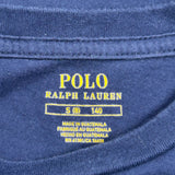 Age 8 Polo By Ralph Lauren T-Shirt - Small Navy Cotton