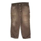 Carhartt Carpenter Trousers - 37W 30L Brown Cotton