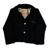 Age 6 Burberry Jacket - Small Black Wool