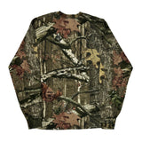 Mossy Oak Camo Long Sleeve T-Shirt - Medium Camo Cotton