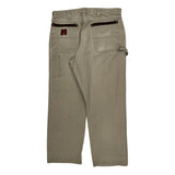 Unbranded Carpenter Trousers - 36W 30L Khaki Cotton