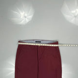 Tommy Hilfiger Chinos - 36W 30L Burgundy Cotton