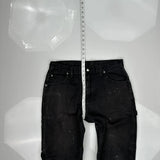 Dickies Carpenter Pants - 32W 32L Black Cotton