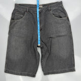 Br Graphic Denim Shorts - 34W 12L Gray Cotton