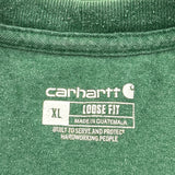 Carhartt T-Shirt - XL Green Cotton