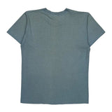 Single Stitch 80S Peace March Nuclear Disarmament Screen Stars Graphic T-Shirt - Large Blue Cotton Blend