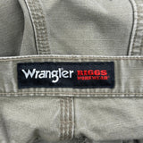 Wrangler Cargo Pants - 36W 34L Gray Cotton