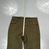 Sickle Cargo Trousers - 34W 30L Khaki Cotton