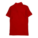 Nike Polo Shirt - Small Red Cotton
