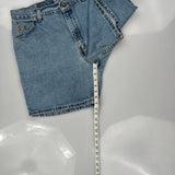 Levis Denim Shorts - 32W 7L Blue Cotton