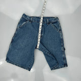 Wrangler Denim Shorts - 28W UK 10 Blue Denim