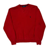 Polo By Ralph Lauren Sweater - XL Red Cotton