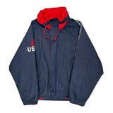 Racing Nautica Spellout Windbreaker - Large Navy Cotton