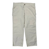 Dickies Carpenter Trousers - 38W 30L White Cotton