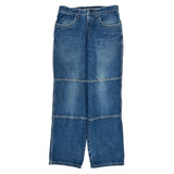 Billabong Wide Leg Jeans - 31W 30L Blue Denim