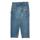 Wrangler Carpenter Jeans - 38W 32L Blue Cotton