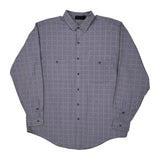 Patagonia Checked Shirt - XL Gray Cotton