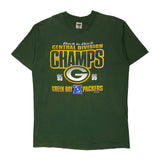 Green Bay Packers Fruit Of The Loom Single Stitch T-Shirt - XL Green Cotton