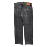 501 Levis Jeans - 32W 28L Gray Cotton