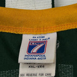 Green Bay Packers Logo Athletics #92 White Football Jersey - 2XL Green Polyester