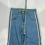 Alab Wide Leg Jeans - 31W 28L Blue Denim