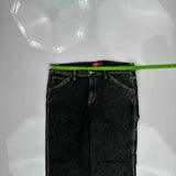 Dickies Carpenter Pants - 34W US 10 Black Cotton
