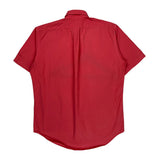 Ralph Lauren Short Sleeve Shirt - Medium Red Cotton